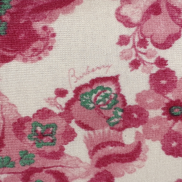 Women's Fuchsia/Emerald multi Pattern Burberry Cardigan - Picture 5 of 5